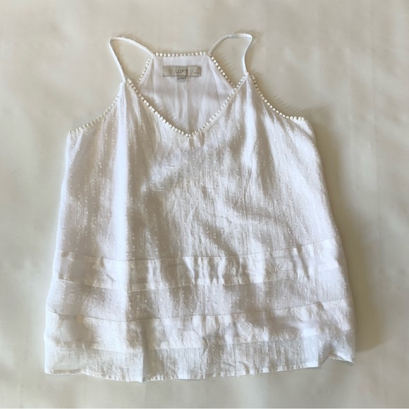 ANN TAYLOR LOFT Size XSP White Blouse - Picture 7 of 15